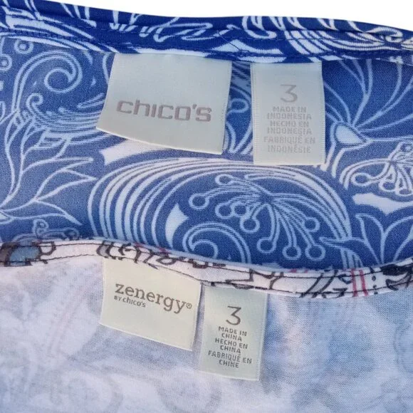 Chico's knit tops 2-pack Chico's sz 3, US size XL/16 - Picture 3 of 9